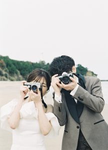 久慈浜でのウェディングフィルム