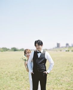 二子玉川でのウェディングフォト